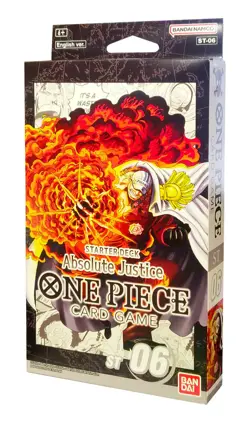 One Piece Absolute Justice ST-06 Display 6 Starter Deck (EN) - Image 1