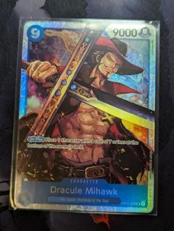 One Piece TCG - PRB01 The Best - Dracule Mihawk OP01-070 SR - English - Image 1