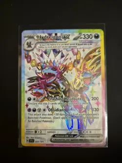 Pokemon TCG Surging Sparks Hydreigon EX 223/191 Ultra Rare - Image 1