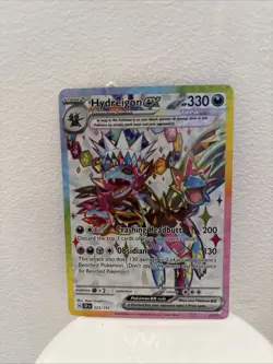 Pokemon TCG S&V Surging Sparks Hydreigon EX Ultra Rare Card 223/191 - Image 1
