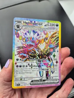 Pokemon TCG Hydreigon EX Full Art Surging Sparks Ultra Rare Card 223/191 NM - Image 1