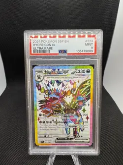 Pokemon TCG Hydreigon EX Ultra Rare Surging Sparks 223/191 PSA 9 - Image 1