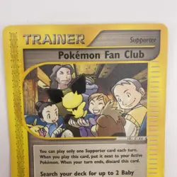 Pokemon Fan Club 130/147 Trainer Card Supporter Aquapolis Regular MP - Image 2