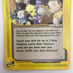 Pokemon Fan Club 130/147 Trainer Card Supporter Aquapolis Regular MP - Image 3