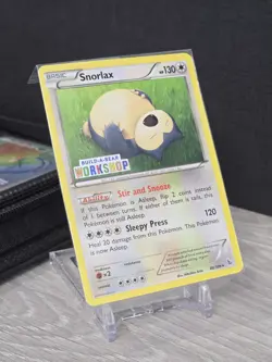 Pokemon Card Snorlax 80/106 Build A Bear Workshop Stamped 2014 Sealed Promo Rare - Image 1