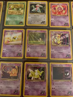 Pokemon TCG 2000 Gym Challenge 8 Leaders Expansion 30 Card Near-Mint Vintage Lot - Image 4
