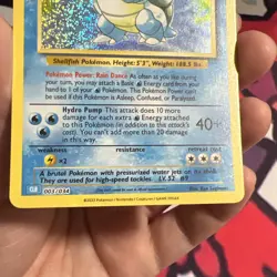Blastoise 003/034 Trading Card Game Classic Holo - Image 5