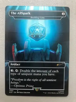 Mtg Carte Magic Secret Lair Doubling Cube the AllSpark ENG NM - Image 1