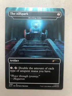 Mtg Carte Magic Secret Lair Doubling Cube the AllSpark ENG NM - Image 2