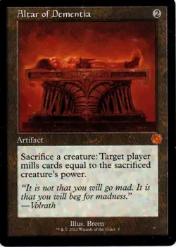 MTG: The Brothers' War: Retro Frame Artifacts: Altar of Dementia: LP Condition - Image 1