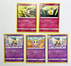 Pokemon TCG Lot Of 5 Cutiefly Ribombee Common - Image 1