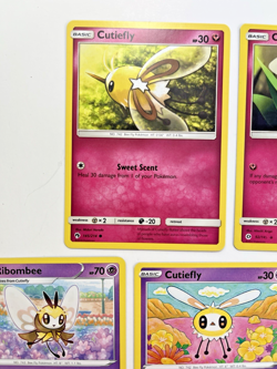 Pokemon TCG Lot Of 5 Cutiefly Ribombee Common - Image 2