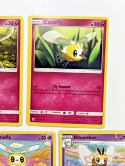 Pokemon TCG Lot Of 5 Cutiefly Ribombee Common - Image 3