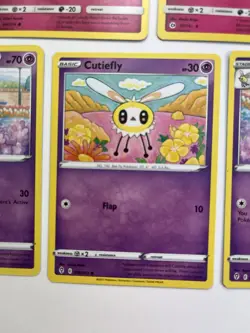 Pokemon TCG Lot Of 5 Cutiefly Ribombee Common - Image 5