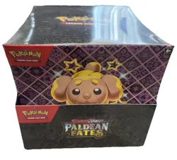 POKEMON TCG Paldean Fates Tech Sticker Collection SEALED Display Box - Image 1