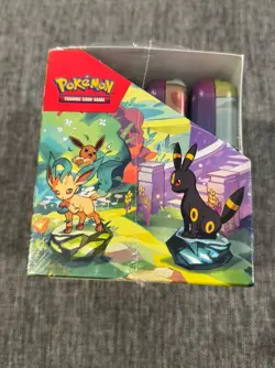 Prismatic Evolutions Scarlet Violet Pokemon Mini Tins * Sealed Display Case * - Image 3