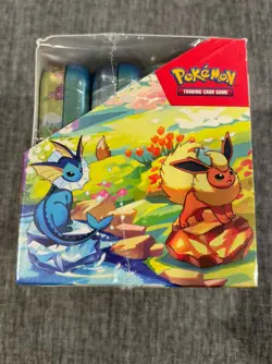 Prismatic Evolutions Scarlet Violet Pokemon Mini Tins * Sealed Display Case * - Image 4