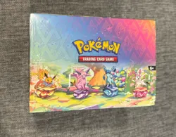 Prismatic Evolutions Scarlet Violet Pokemon Mini Tins * Sealed Display Case * - Image 5