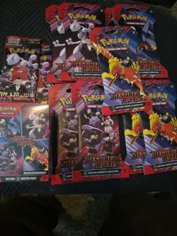 Pokemon TCG: Destined Rivals Packs Lot Of 11 Plus 6 Pack Booster Bundle - Image 1