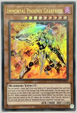 TOCH-EN012 Immortal Phoenix Gearfried - Ultra Rare 1st Edition Near Mint YuGiOh - Image 1