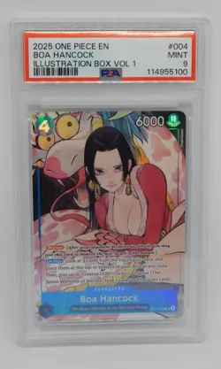 2025 ONE PIECE PROMOS ILLUSTRATION BOX VOL 1 #004 BOA HANCOCK PSA 9 - Image 1