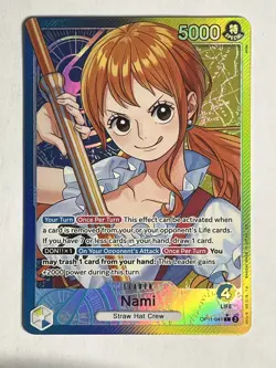One Piece - Nami - OP11-041 Leader - Alternate Art - EN Holo - Image 1