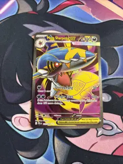 Mega Sharpedo EX 113/094 Me02: Phantasmal Flames Ultra Rare Pokemon Card NM - Image 1