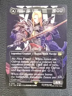 ZENOS YAE GALVUS Borderless - Final Fantasy MTG Magic: the Gathering - Image 1