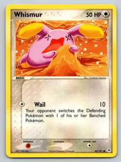 Pokemon TCG · Whismur 82/101 · EX Hidden Legends EXC BUY 2 CARDS GET 1 FREE!! - Image 1