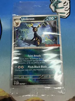 Umbreon 130/197 Gamestop Reverse Holo Stamped Promo Obsidian Flames Pokemon Card - Image 1