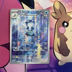Pokemon Card | Poliwhirl 176/165 Illustration Rare Scarlet & Violet 151 English - Image 2