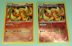 Pokemon Flareon Regular & Reverse Holo Card Ancient Origins 13/98 XY Trading TCG - Image 1