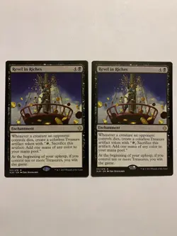 2X SP MTG Magic The Gathering Revel in Riches Ixalan Rare Cards - Image 1