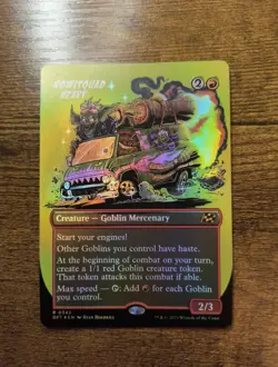 Howlsquad Heavy R 0342 FOIL BORDERLESS Aetherdrift MTG NM - Image 1