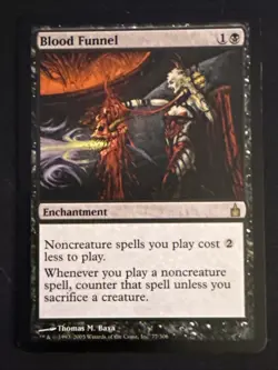 1x Blood Funnel (77) Ravnica: City of Guilds MP MTG Magic the Gathering x1 MKE - Image 1