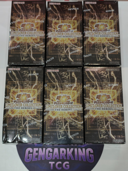 6 BOX [Asia Japanese Ver] Yu-Gi-Oh! LOCH LIMIT OVER COLLECTION THE HEROES - Image 1