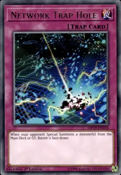 Network Trap Hole - Rare 1st Edition MP19-EN050 - NM - YuGiOh - Image 1