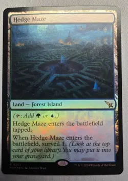 Hedge Maze - (FOIL) - Murders at Karlov Manor - MTG - Image 1