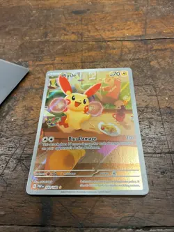 2023 Pokemon TCG Plusle SV04 193/182 Illustration Rare Holo English Card Art - Image 3