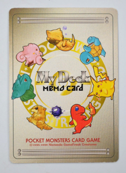 My Deck Memo Card Promo Japanese Pokemon TCG - Image 1