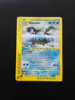 Pokemon Card Blastoise 4/165 Cosmos Holo Expedition ENG inglese Good - Image 1