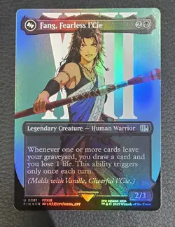 Fang, Fearless l'Cie (Borderless) Final Fantasy Foil MTG NM Magic Card - Image 1
