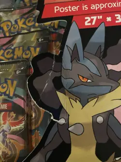 Pokemon Mega Evolution Ascended Heroes Poster Box Mega Lucario New Sealed! - Image 2