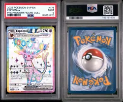 2025 POKEMON SVP PROMO PREMIUM FIGURE COLLECTION #175 ESPEON EX PSA 9 - Image 3
