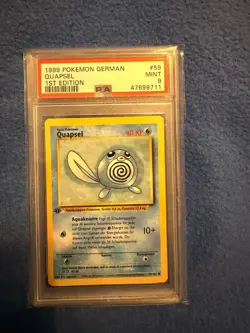 Quapsel 59/102 1. Edition Base Basis Set PSA 9 Deutsch | Pokemon Karte - Image 1