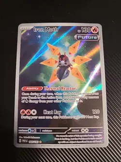 Iron Moth 187/182 - Paradox Rift Illustration Rare - Pokemon TCG - NM - Image 1