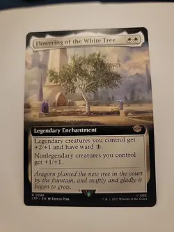 Flowering of the White Tree Extended Art 348 MTG Universes Beyond: LoTR - Image 1