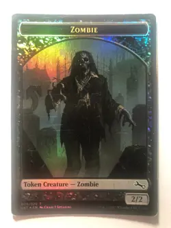 MTG - Zombie Token - Foil, Unstable - Image 1