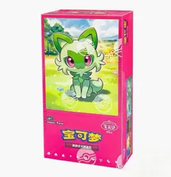Pokemon Card VS Game TCG Chinese Horizons Gem Pack VOL.1 Eevee Booster Box New - Image 2