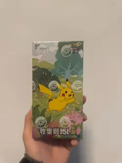 Pokemon TCG Chinese Collection Game VS Card 151C Journey Slim Booster Box Sealed - Image 1